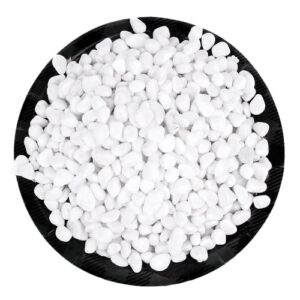 Matte White Decorative Pebbles