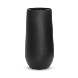 Tall Matte Black Vase Planter